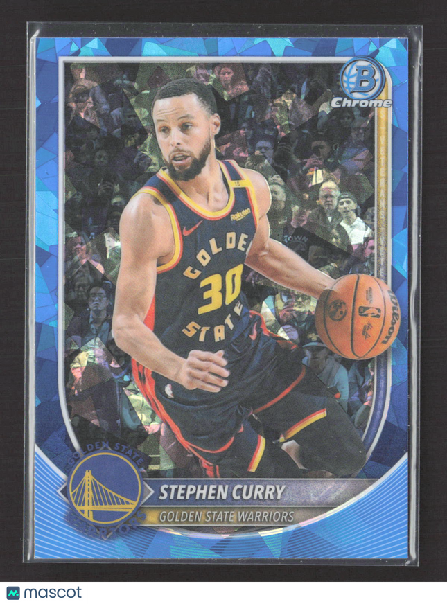 2025 Topps Bowman Chrome Stephen Curry #BCV-115 Blue Sapphire