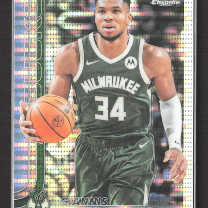 2025 Topps Chrome Giannis Antetokounmpo #137 pulsar