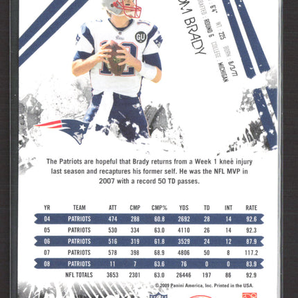 2009 Donruss Rookies & Stars Tom Brady #59