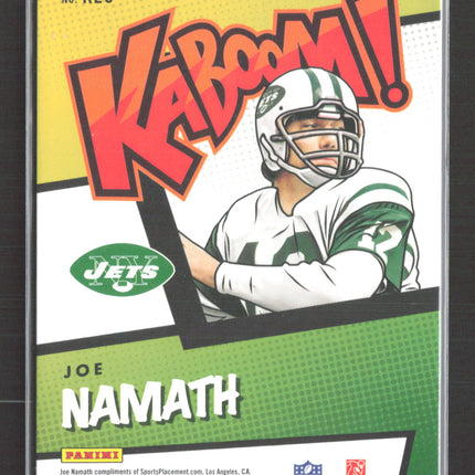 2021 Panini Absolute Kaboom Joe Namath #K23