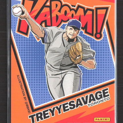 2026 Panini Donruss Elite Baseball Kaboom Trey Yesavage #7 RC