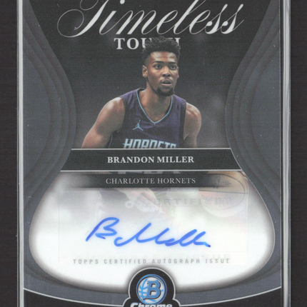 2025 Bowman Chrome Timeless Touch Brandon Miller #TTA-BM Auto