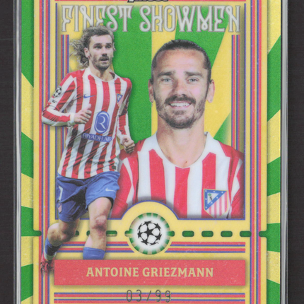2026 Topps Finest Finest Showmen Antoine Griezmann #FS-16 03/99