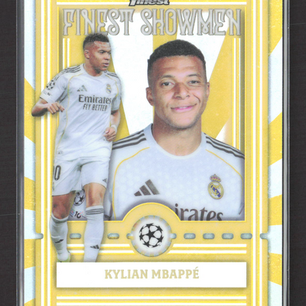 2026 Topps Finest Finest Showmen Kylian Mbappe #FS-10