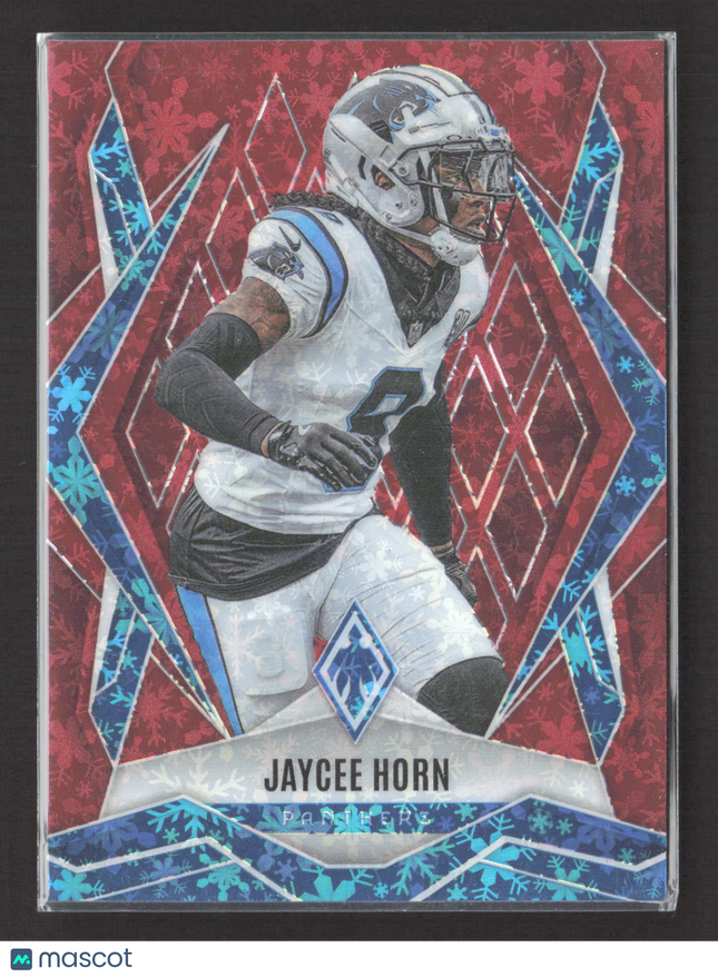 2025 Panini Phoenix Football Jaycee Horn #106 068/399 Red Snowflake