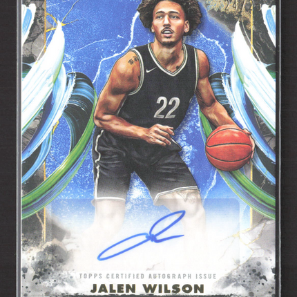 2025 Topps Inception Jalen Wilson #AC-JW Auto