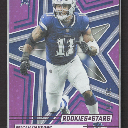 2025 Panini Rookies & Stars Micah Parsons #39 Purple 289/999