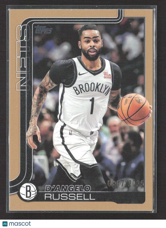 2025 Topps Flagship D'Angelo Russell #8 Gold /2025