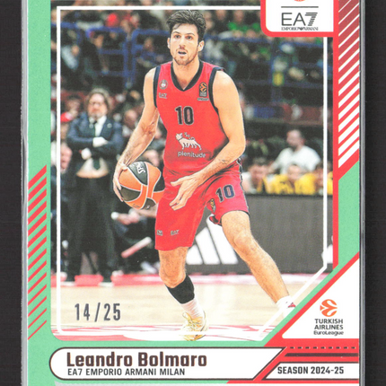 2025 Panini Donruss EuroLeague Basketball Leandro Bolmaro #89 Green 14/25