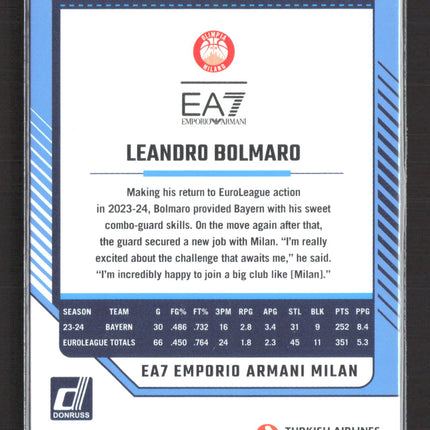 2025 Panini Donruss EuroLeague Basketball Leandro Bolmaro #89 Green 14/25
