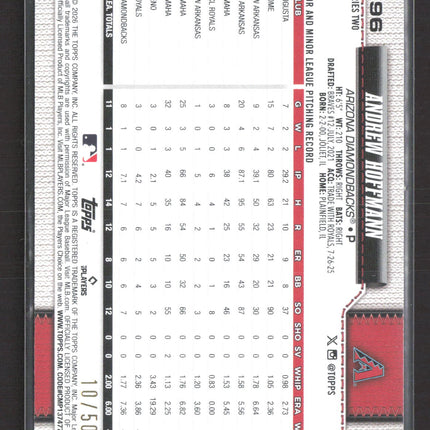 2026 Topps Series 2 Andrew Hoffmann #696 Leather /50