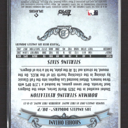 2026 Topps Bowman Sterling Revelation Chrome Shohei Ohtani #BSR-6