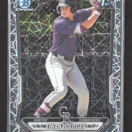2026 Bowman Chrome Ethan Holliday #BCP-1 Lazer