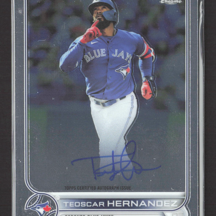 2022 Topps Chrome Teoscar Hernandez #CVA-TH Auto