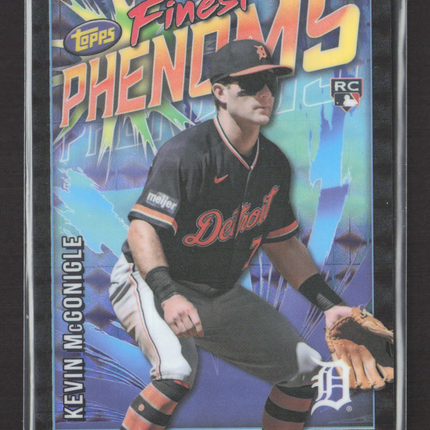 2026 Topps Finest Phenoms Kevin McGonigle #FF-21 RC 03/10 Black Geometric