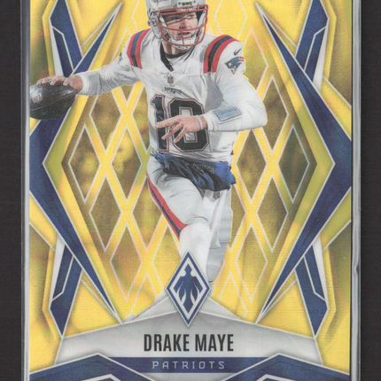 2025 Panini Phoenix Drake Maye #111 Yellow /125