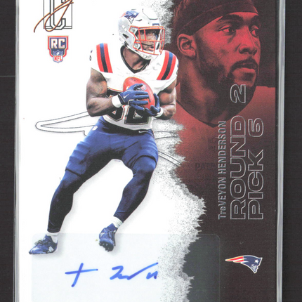 2025 Topps Signature Class TreVeyon Henderson #117 RC Auto