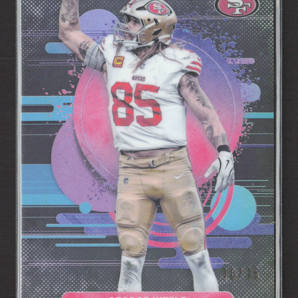 2025 Topps Finest George Kittle #184 Uncomon Black Refractor /15
