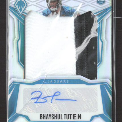 2025 Panini Phoenix Football Bhayshul Tuten #RPS-BTN RC Patch 140/149 Auto