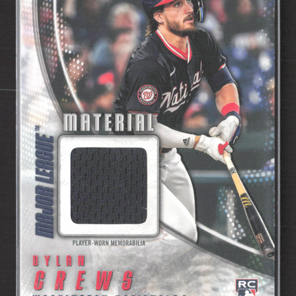 2025 Topps Major League Material Dylan Crews #MLM2-DC Jersey RC