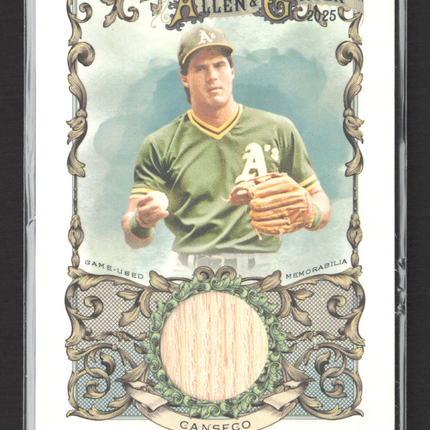 2025 Topps Allen & Ginter Jose Canseco #AGR-JCA Relic Game-Used Bat Relic