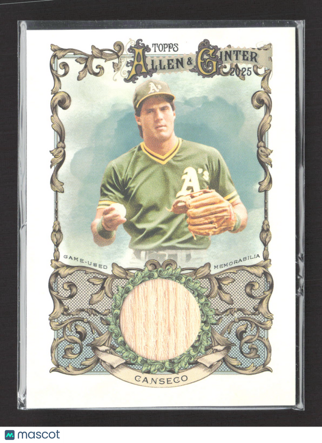 2025 Topps Allen & Ginter Jose Canseco #AGR-JCA Relic Game-Used Bat Relic