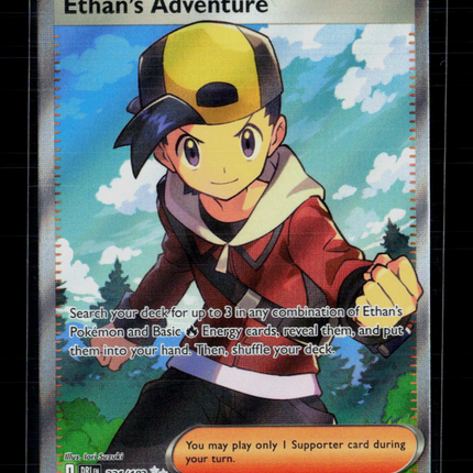 Pokemon 2025 Destined Rivals Ethan's Adventure FA #221/182