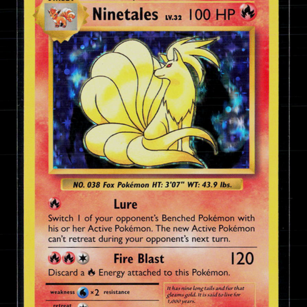 Pokemon 2016 Evolutions Ninetales #15/108