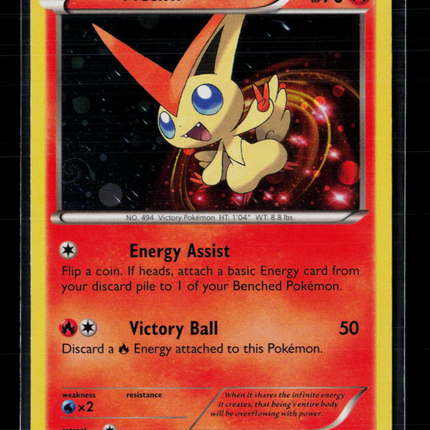 Pokemon 2017 Sun & Moon Victini #XY189