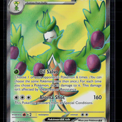 Pokemon 2023 Paradox Rift Arboliva EX FA #207/182