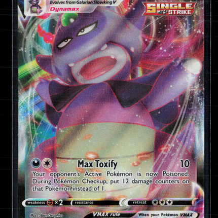 Pokemon 2021 Chilling Reign Galarian Slowking VMAX #100/198