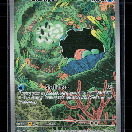 Pokemon 2025 Scarlet & Violet White Flare Clamperl #195/182