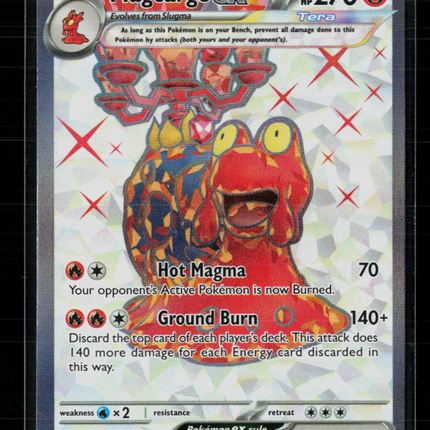 Pokemon 2024 Stellar Crown Magcargo EX Tera #191/167