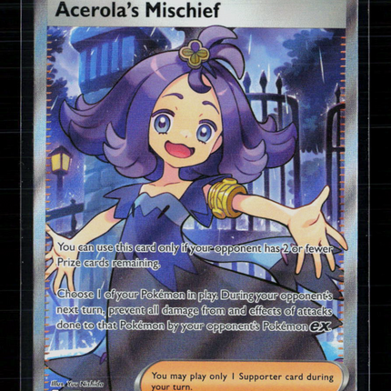 Pokemon 2025 Mega Evolution Acerola's Mischief FA #165/132