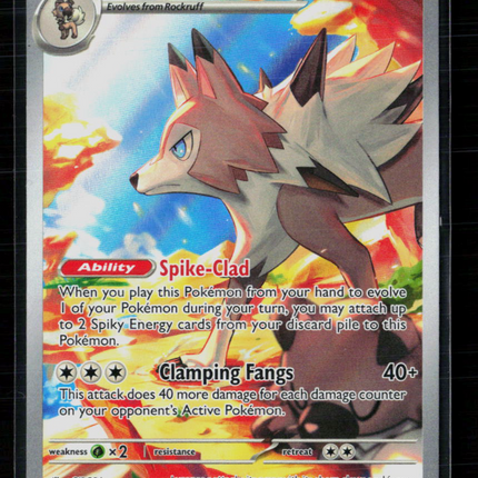 Pokemon 2025 Journey Together Lycanroc #166/159