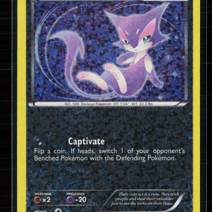 Pokemon 2013 Legendary Treasures Purrloin #RC13/RC25