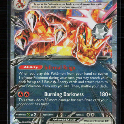 Pokemon 2023 Scarlet & Violet Charizard EX #SVP EN 196