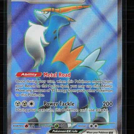 Pokemon 2025 Scarlet & Violet White Flare Cobalion EX SR FA #103/86