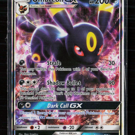 Pokemon 2017 Sun & Moon Umbreon GX #80/149