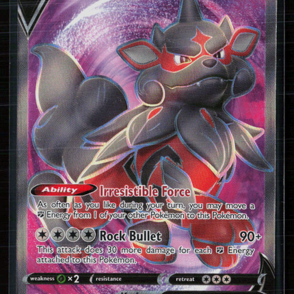 Pokemon 2022 Silver Tempest Hisuian Arcanine V FA #179/195
