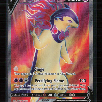 Pokemon 2022 Astral Radiance Hisuian Typhlosion V FA #169/189