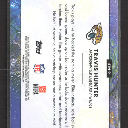2025 Topps Chrome Stars in the Night Travis Hunter #STN-9 RC