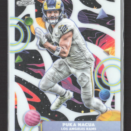 2025 Topps Cosmic Chrome Puka Nacua #58 White Hole