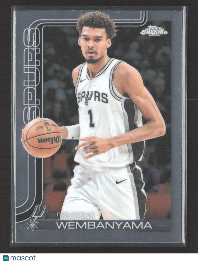 2025 Topps Chrome Victor Wembanyama #221