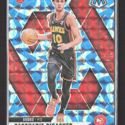 2025 Panini Mosaic Zaccharie Risacher #213 Blue Reactive Prizm RC