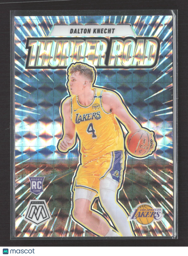 2024 Panini Mosaic Prizm Thunder Road Dalton Knecht #18 Silver RC