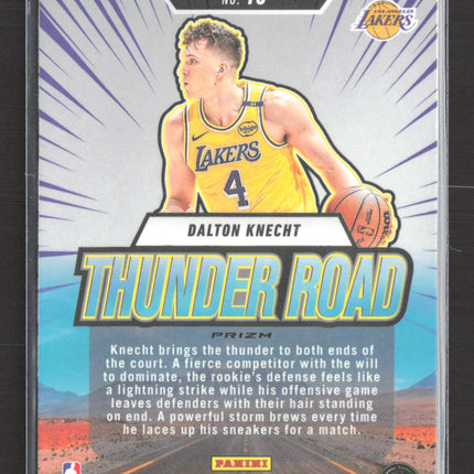 2024 Panini Mosaic Prizm Thunder Road Dalton Knecht #18 Silver RC