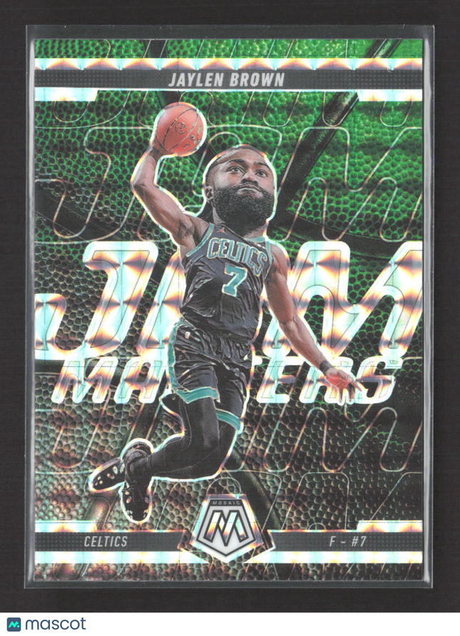 2025 Panini Mosaic Prizm Jam Masters Jaylen Brown #19 Silver