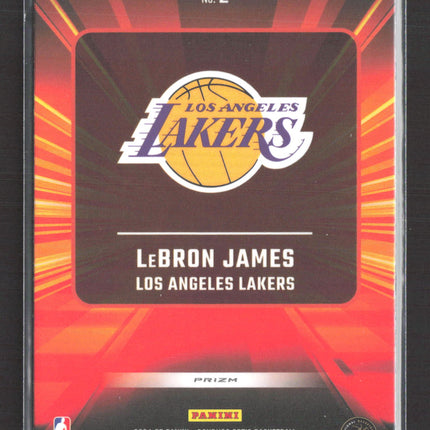 2025 Panini Donruss Optic Prizm Express Lane LeBron James #2 Purple