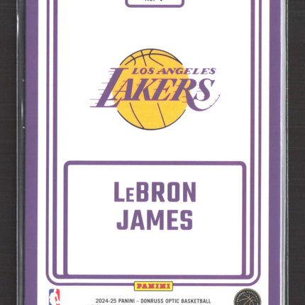 2025 Panini Donruss Optic Winner Stays LeBron James #1